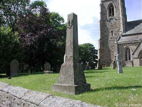 The War Memorial in the Churchyard at Patrick Brompton