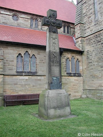 The War Memorial in the Churchyard at Robin Hood's Bay.