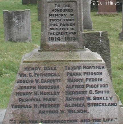 The various War Memorials at Rosedale Abbey Village.