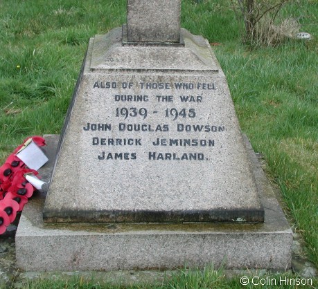 The various War Memorials at Rosedale Abbey Village.