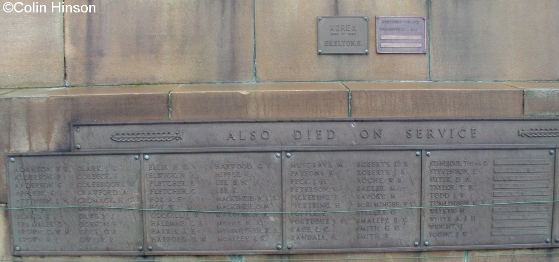 The 1914-19 War Memorial on the summit of Oliver's Mount, Scarborough.