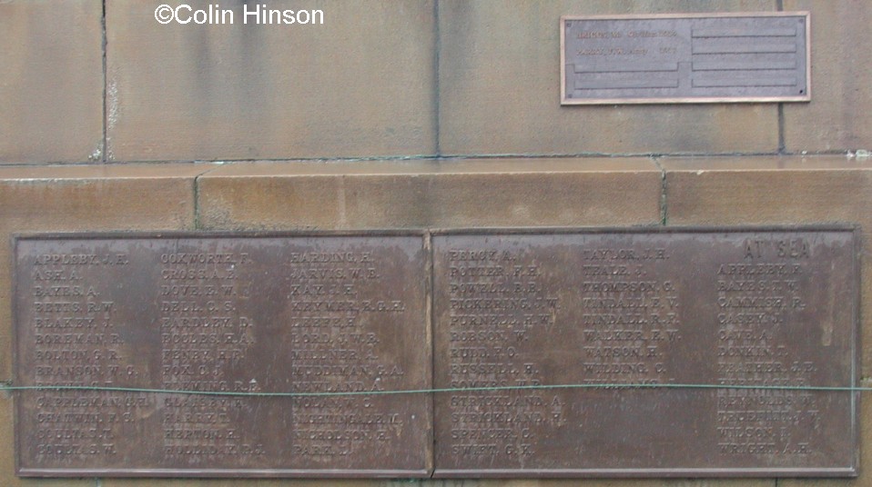 The 1914-19 War Memorial on the summit of Oliver's Mount, Scarborough.