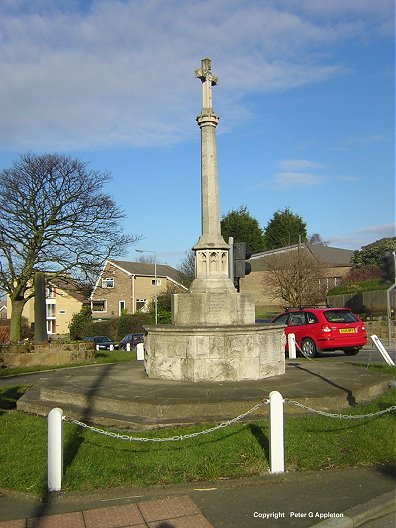 The World Wars I and II memorial at Skelton in Cleveland