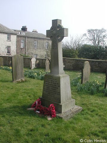 The 1939-1945 War Memorial in Terrington Churchyard.