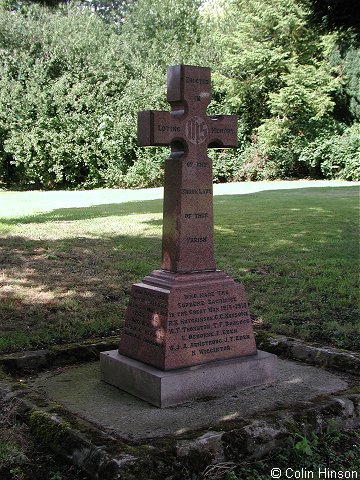 The War Memorial at Thornton le Moor.