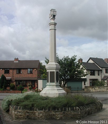 The World War I and World War II War Memorial at Allerton Bywater.