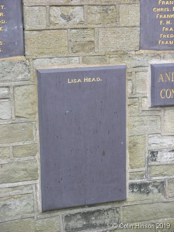 The War Memorial next to the Church-yard at Almondbury.