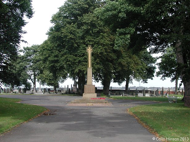 The World War I and II War Memorial at Altofts.