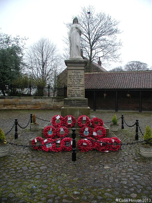 The World War I and II War Memorial at Boroughbridge