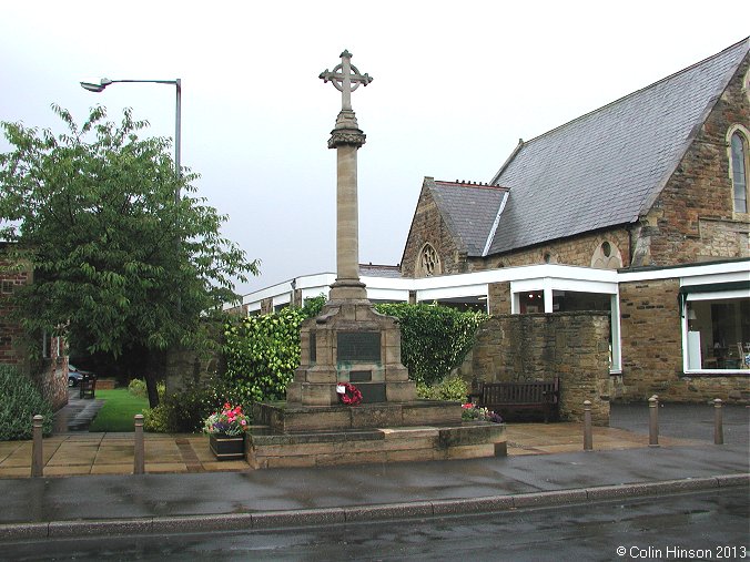 The World Wars I and II memorial at Boston Spa