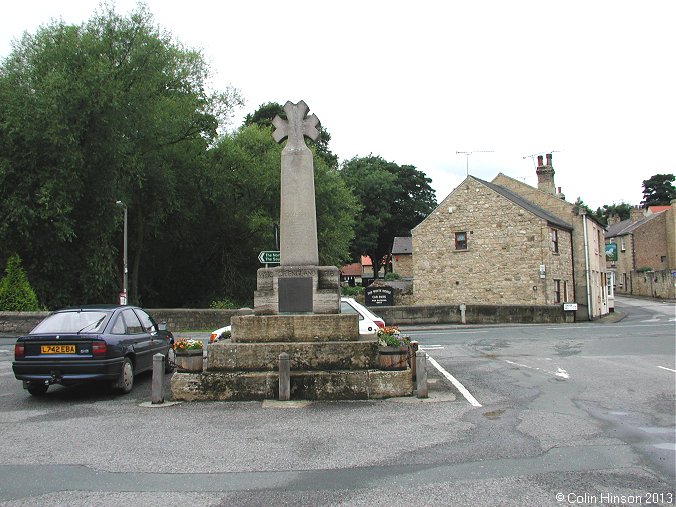 The World Wars I and II memorial at Bramham.