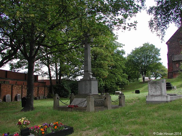 The War Memorial in the Church-yard at Brinsworth.