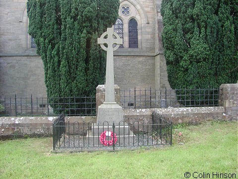 The War Memorial near the Church, Burton in Lonsdale.