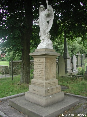 The War Memorial at Cornholme.