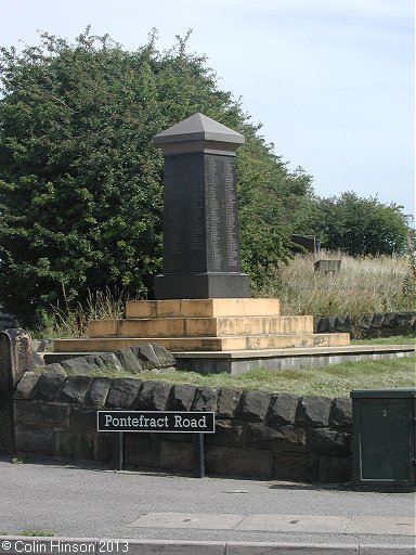 The War Memorial and Roll of Honour at Crofton