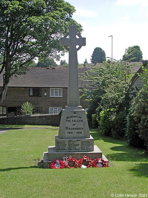The World War I and II Memorial at Mosbrough.