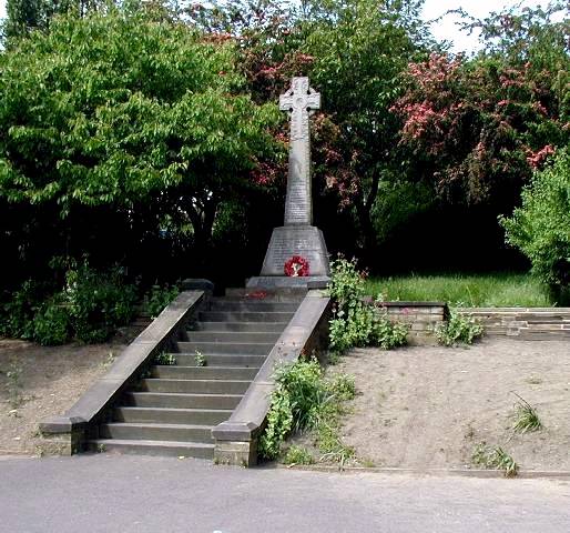 The 1914-18 and 1939-1945 War Memorial Denby Dale.
