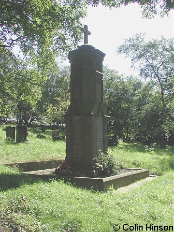 The War Memorial at Denshaw in the churchyard.