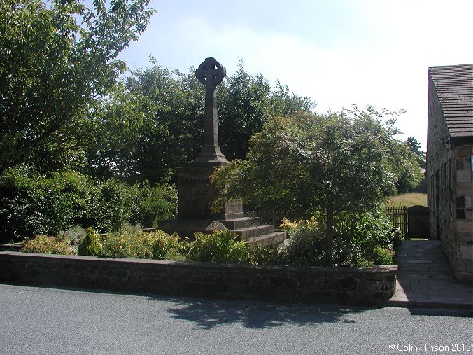 The World War I and II War Memorial at Embsay: