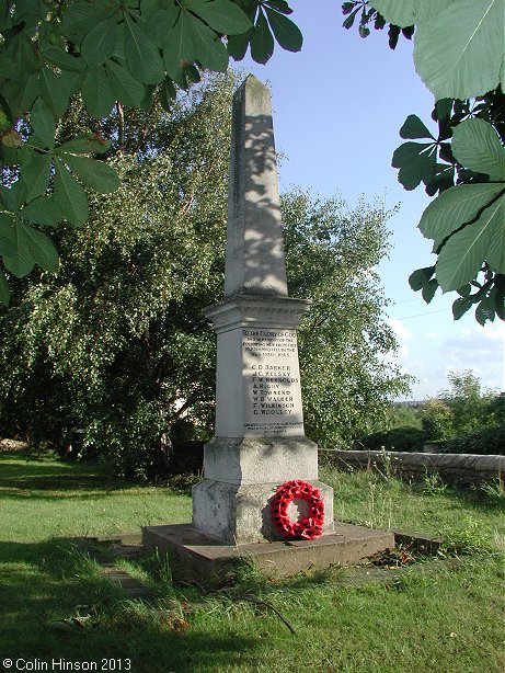 The World War I and II War Memorial at Fairburn