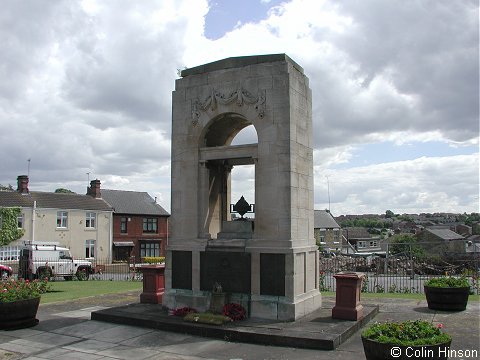 The War Memorial at Greasbrough.