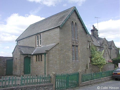 The the War Memorial next to the Mission Church at Halton West.