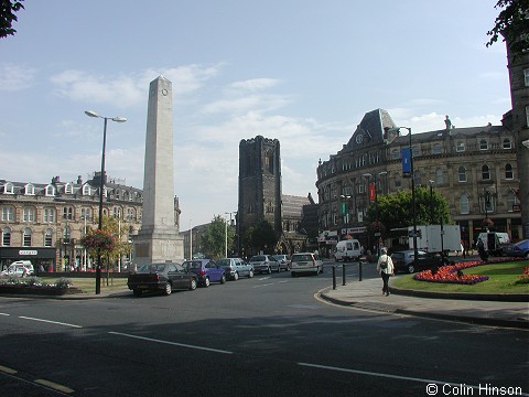 The War Memorial in the centre of Harrogate.