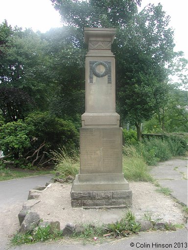 The War Memorial in the churchyard at Ingrow