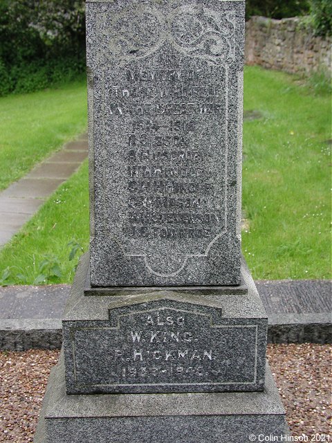 The War Memorial in St. Peter's Churchyard.