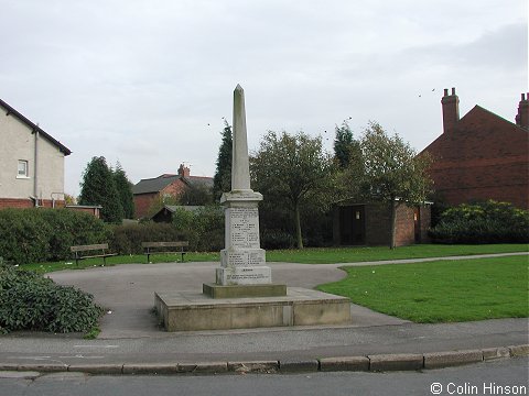 The War Memorial at Kirkhamgate.