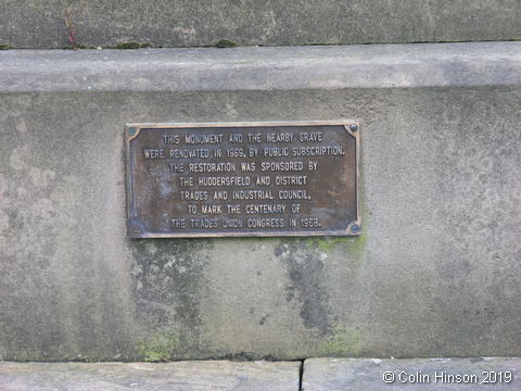 The 17 Children's Memorial in the Churchyard at Kirkheaton.