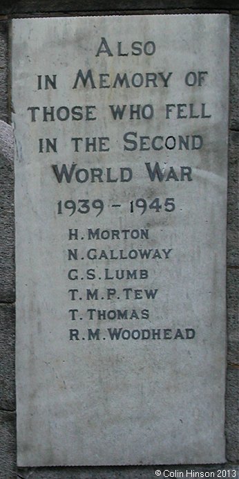 The War Memorial in the Churchyard at Kirkthorpe