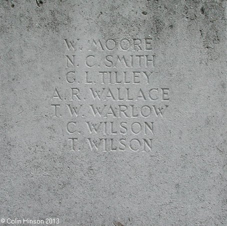 The World war I War Memorial in the churchyard at Ledsham