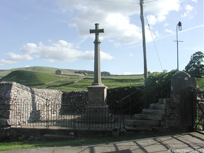 The World wars I and II War Memorial at Linton in Craven