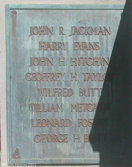 The War Memorial at Long Preston