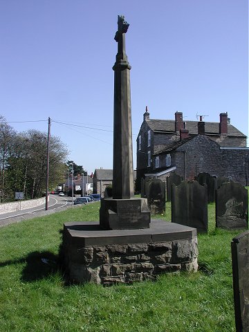 The War Memorial in St. Wilfrid's Churchyard, Monk Fryston.