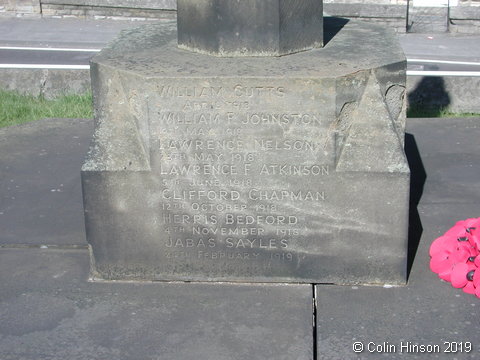 The War Memorial in St. Wilfrid's Churchyard, Monk Fryston.