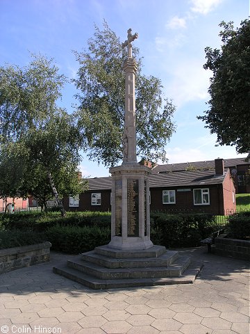 The War Memorial to the dead of Moorthorpe and South Elmsall in the two World Wars.