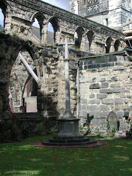 The War Memorial at All Saints Church, Pontefract