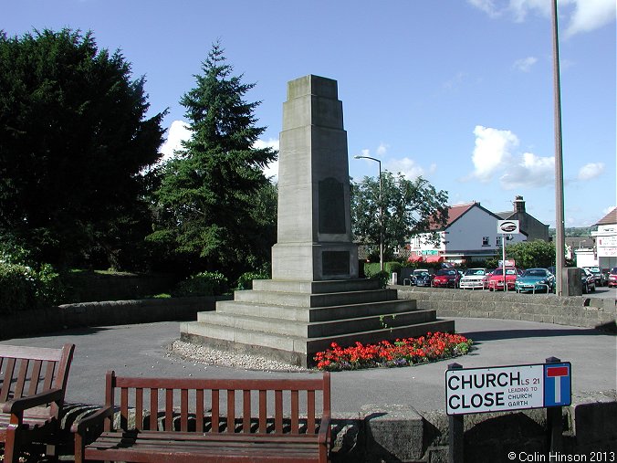 The World Wars I and II War Memorial at Pool.