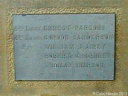 The World War I War Memorial at Rathmell