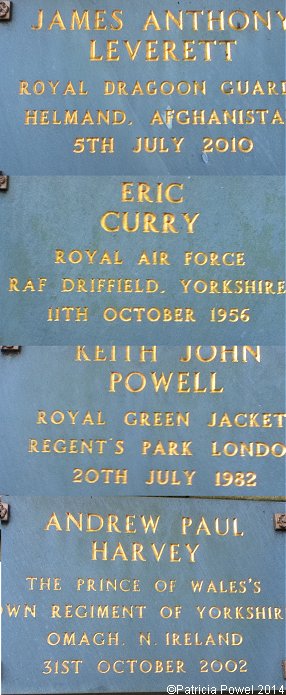The 1914-18 and 1939-45 War Memorial near St. Mary's Church, Rawmarsh