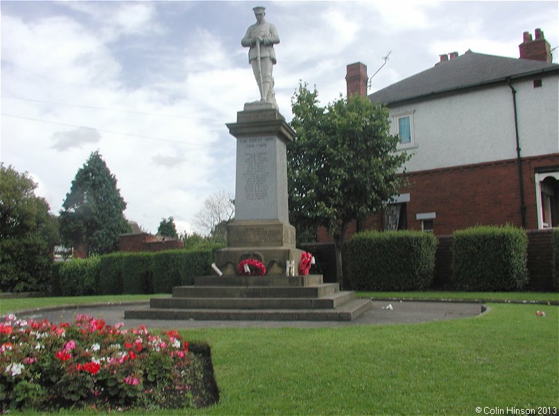 The World Wars I and II War Memorial at Rothwell