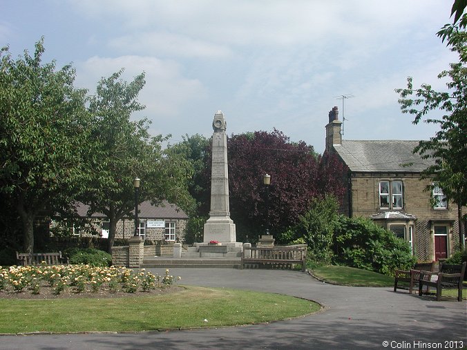 The World Wars I and II memorial at Silsden