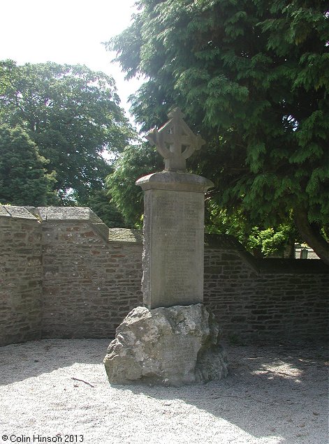 The World War I War Memorial at Stainforth
