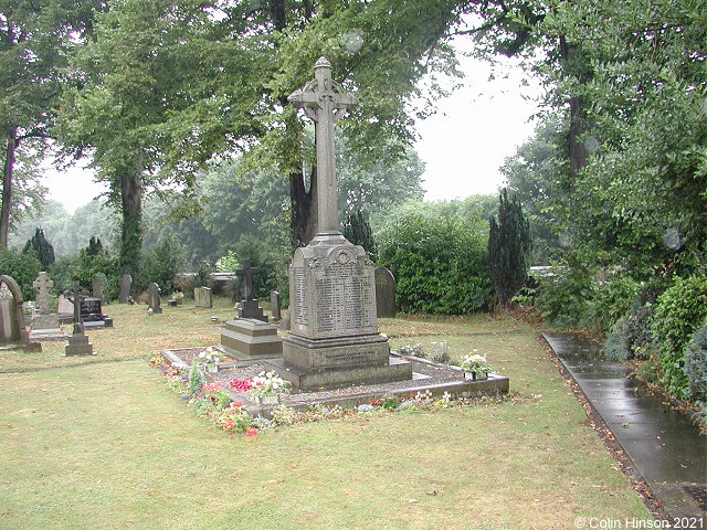 The World War I and II Memorial in the Churchyard at Tickhill.