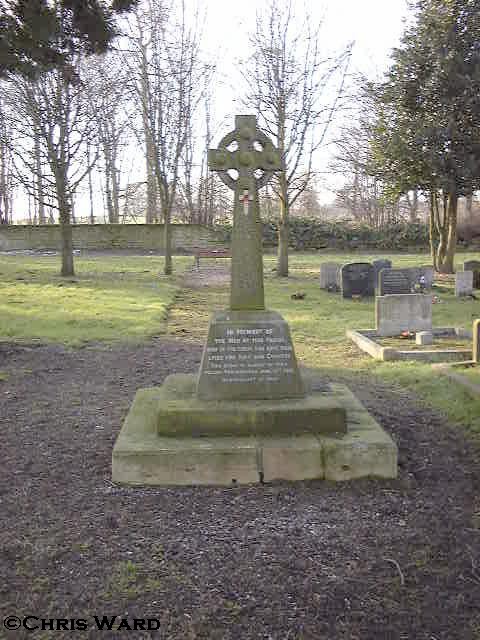 The War Memorial in the Church-yard at Ulleskelf.