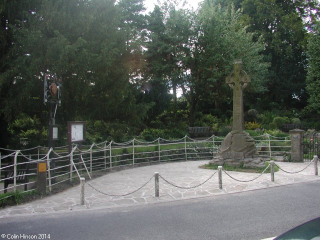 The World War I and II memorial at Waddington.