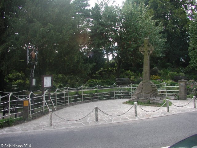 The World War I and II War Memorial at Waddington.