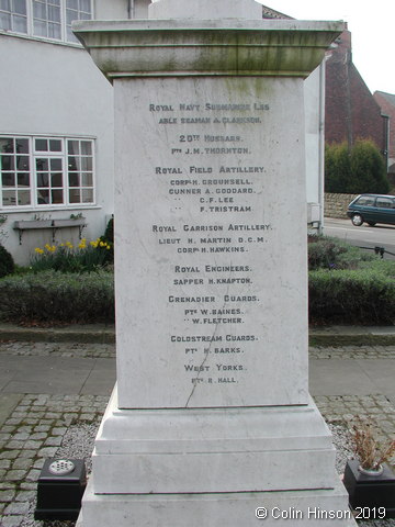 The War Memorial at Wales.